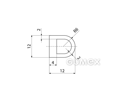 SILIKONPROFILE D-FORM